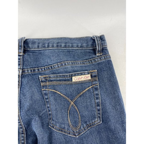 Calvin Klein Women's Jeans Flare Medium Wash Medium Rise Size 30 / 10 - Picture 5 of 12